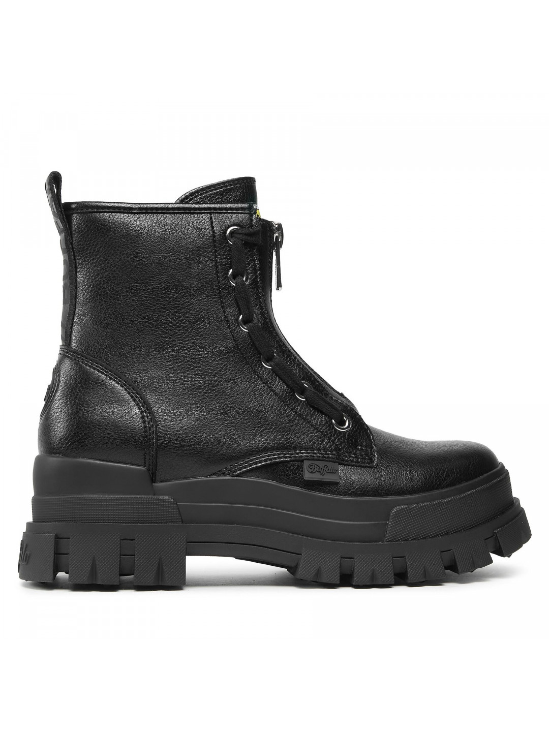 Polokozačky Buffalo Aspha Zip 1622070 Černá